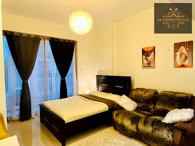 🌟 Premium Fully Furnished Studio | Spacious Layout | Stunning Balcony View | High ROI Investment Opportunity in Uptown Al Zahia 🌟