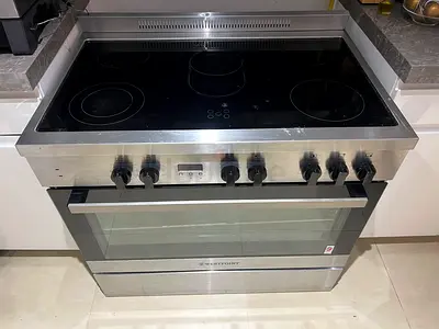 Westpoint Freestanding Ceramic Cooker 90X60 5-Burner Full-Safety,Semi Professional Cooking Range Wit