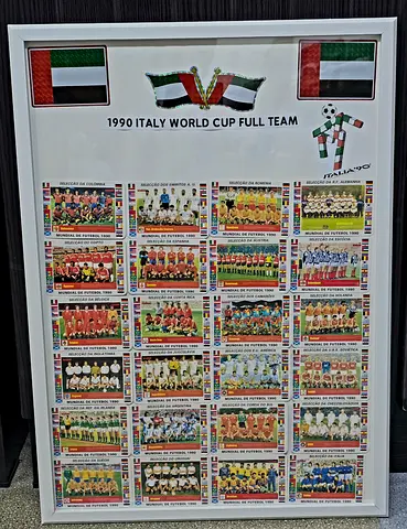1990 worldcup,pocket card collection.