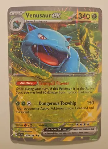 Venusaur EX Pokémon Card