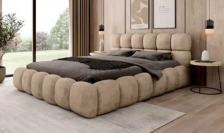 Brend New Luxury King Size Fully Customisable Bedframe, Hydraulic Storage Can be Installed
