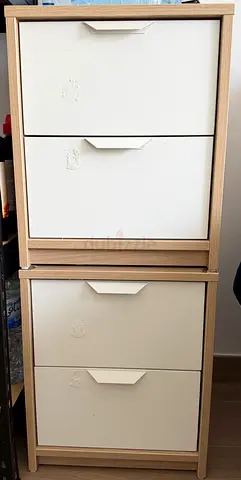 Bedside Storage Cabinet with Drawers
