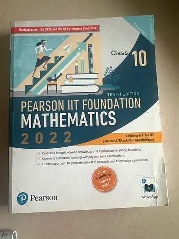Pearson IIT Foundation Mathematics Class 10