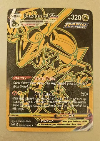 Rayquaza VMAX Pokémon Card
