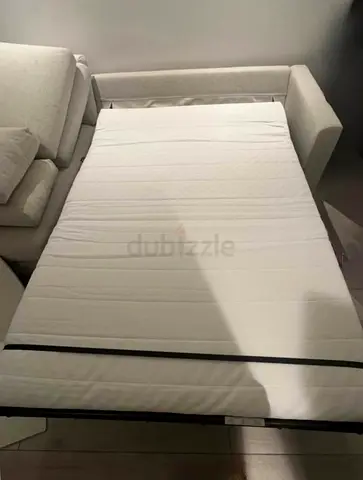 Careerm beige L Shape sofa ikea vimle sofa bed