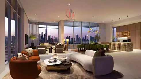 شقة بحرية مفروشة بالكامل 3 غرف نوم + غرفة خادمة مع خصم 20% للكاش في برج الغاف