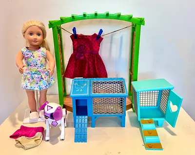 American Doll with Lucianas Robotic Dog with Accessories