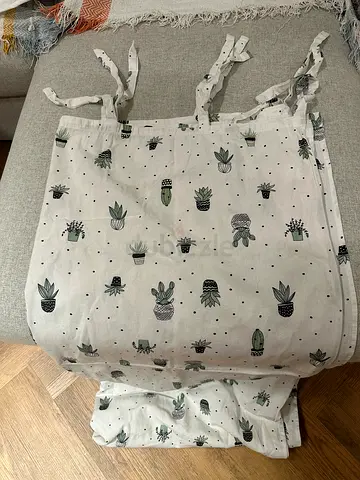 Curtains pair cactus printed