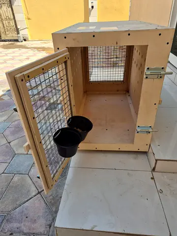 Wooden IATA‑Approved Dog Relocation Crate