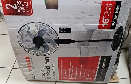 Olsenmark 16-inch Stand Fan with Remote Control