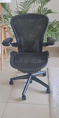 Herman Miller Aeron Office Chair Size B And C Fully Loaded Posture Fit