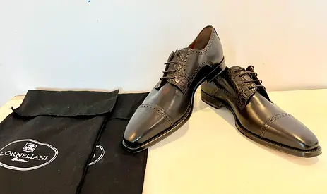 **NEW** Corneliani Vero Cuoio Mens Leather Shoes