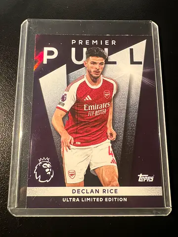 2025-26 Topps PL Declan Rice PREMIER PULL Ultra Limited CASE HIT #PP1 (1/100 packs)