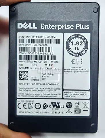 Dell 1.92TB 12Gb/s SAS Triple-Level Cell 2.5” ENTERPRIE PLUS SERVER SSD