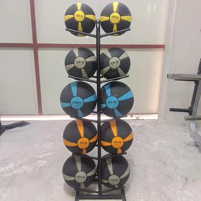 Medical ball with stand4 Kg , 2 pieces
5 Kg, 2 pieces
7 Kg, 2 pieces
8 Kg, 2 pieces
10 Kg, 2 pieces
