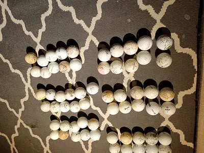 Used golf balls