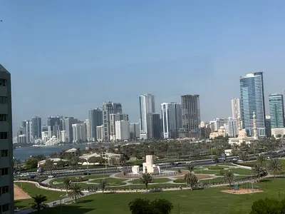 شقة غرفة وصالة للإيجار – المجاز 2، الشارقة تكيف مجاني