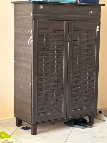 Stylish wooden shoerack