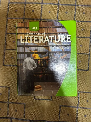 Literature textbook for sale