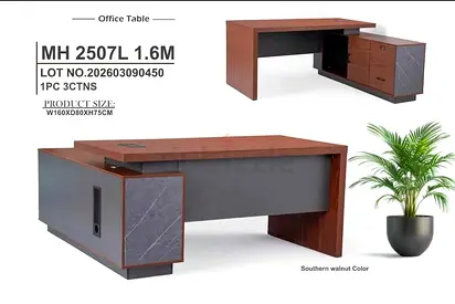 Brand New L Shape executive office wooden table For manager available