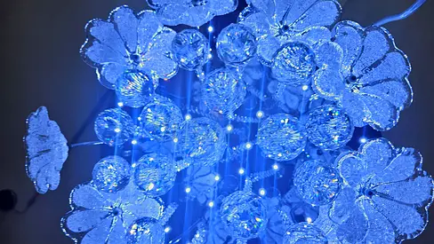 EXOTIC Chandelier with remote 😍