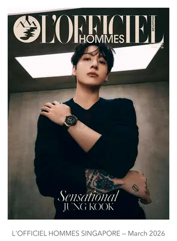 Jung Kook BTS LOFFICIEL HOMMES Singapore MARCH 2026