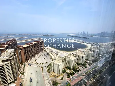 FULL PALM & SEA VIEW | LUXURY FURNISHED STUDIO IN PALM TOWER