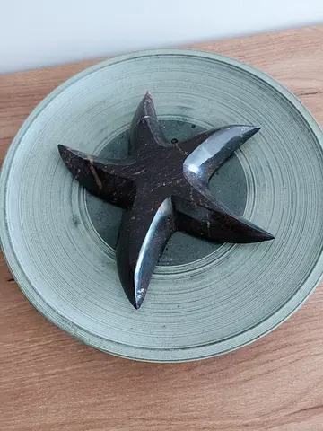 Marina Home Decorative Star Fish Sculpture On Bowl