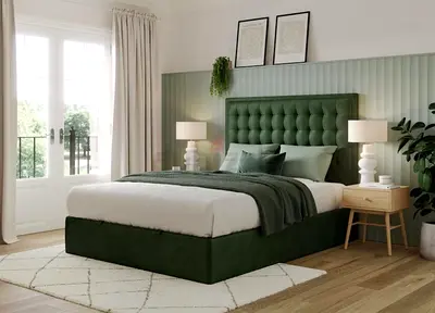 King Size Brand New Fully Custom Made Bedframe,Hydraulic Storage Can be Installed