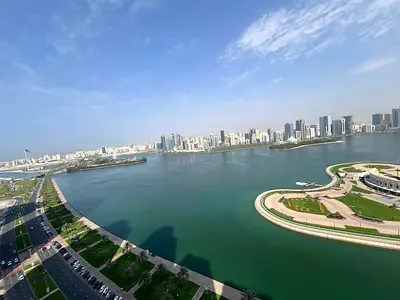 2BR Sea View Apartment With Free Parking Opposite Al Majaz Amphitheatre