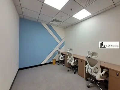 BRAND NEW OFFICE || DEWA CHILLER FREE || CLOSE TO METRO