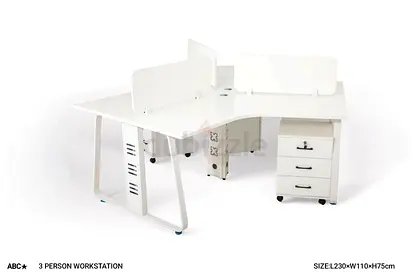 Brand new three person Office workstation Available