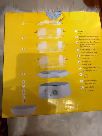Tchibo Electric Food Steamer – 3 Layer – Like New