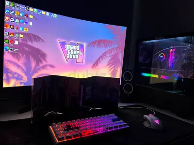 super clean gaming pc with i7 and rtx gpu