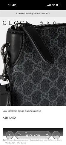 Gucci Emblem small business case