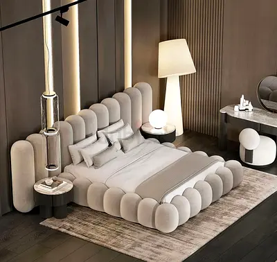 Brand New Luxury King Size Fully Custom Made Bedframe - UAE Sharjah Manufactured