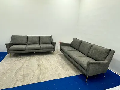 Same like new condition west elm 3+3 seater sofa