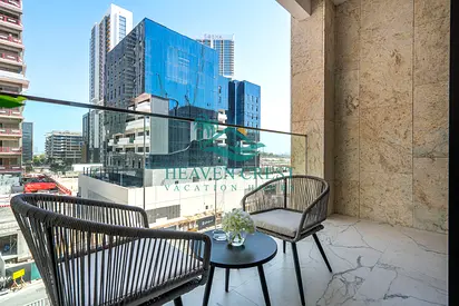 Fully Furnished | Azizi Riviera | 1BD City View