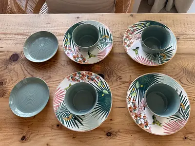 tropical tableware hm home
