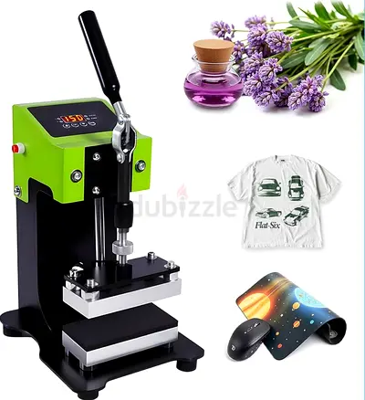 JUMIYP Rosin Press Heat Machine, Manual Heat Press Machine with LCD Controller, 2.4x4.7 Inch 600W Du