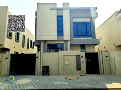 For sale, a modern villa in Al-Yasmin, 5 rooms with roof, including AC, super deluxe finishing, free