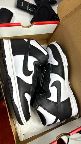 Nike Dunk High Sneakers - Panda -Black  White