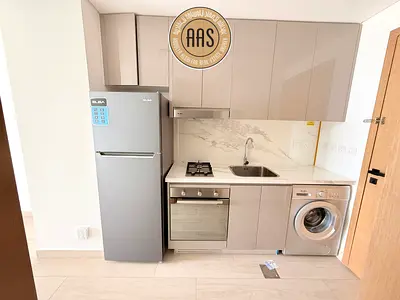Chiller free spacious studio with kitchen appliances all facilities in al furjan Dubai