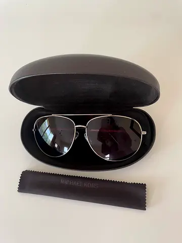 Michael kors sunglasses black and silver unisex