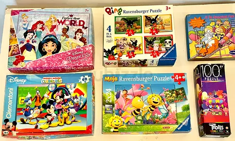 Disney Princess Puzzle, Ravensburger Puzzle, Trolls Puzzle