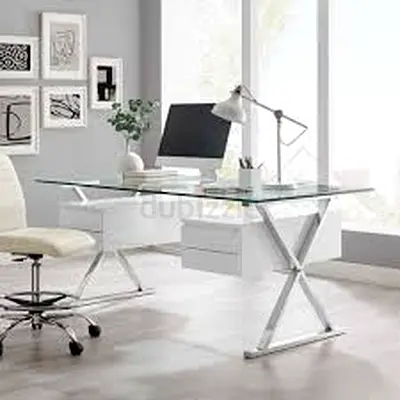 Glass Top Desk