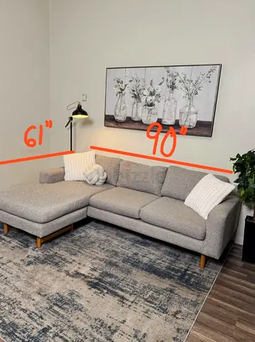 West elm eddy L Shape Sofa