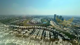 Panoramic Golf Course View | Spacious 1BR | Semi Furnished | High ROI | Negotiable Price