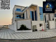 Villa (corner) 7 rooms, majlis, 3 halls, swimming pool and elevator | Freehold | Price including reg