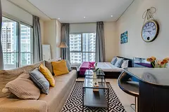 Sea View Studio in Royal Oceanic Tower | 10min from JBR Beach